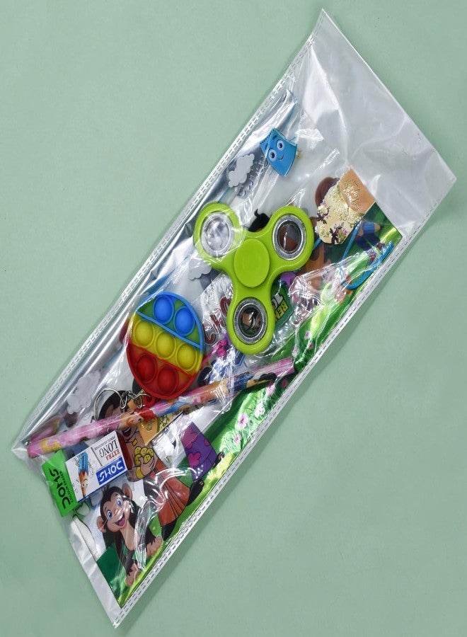 Saugat Traders Rakhi for Kids with Gift | Cartoon Rakhi for Brother Kids with Stationary Kit Gift Pack and Popit Toys Keychain | Raksha Bandhan Gift for Nephew, Niece, Kid Girls, Boys - Image 3